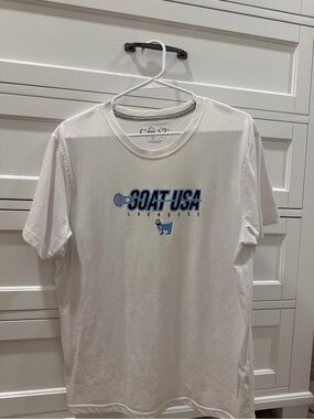 GOAT USA Lacrosse Short-Sleeve Tee in White